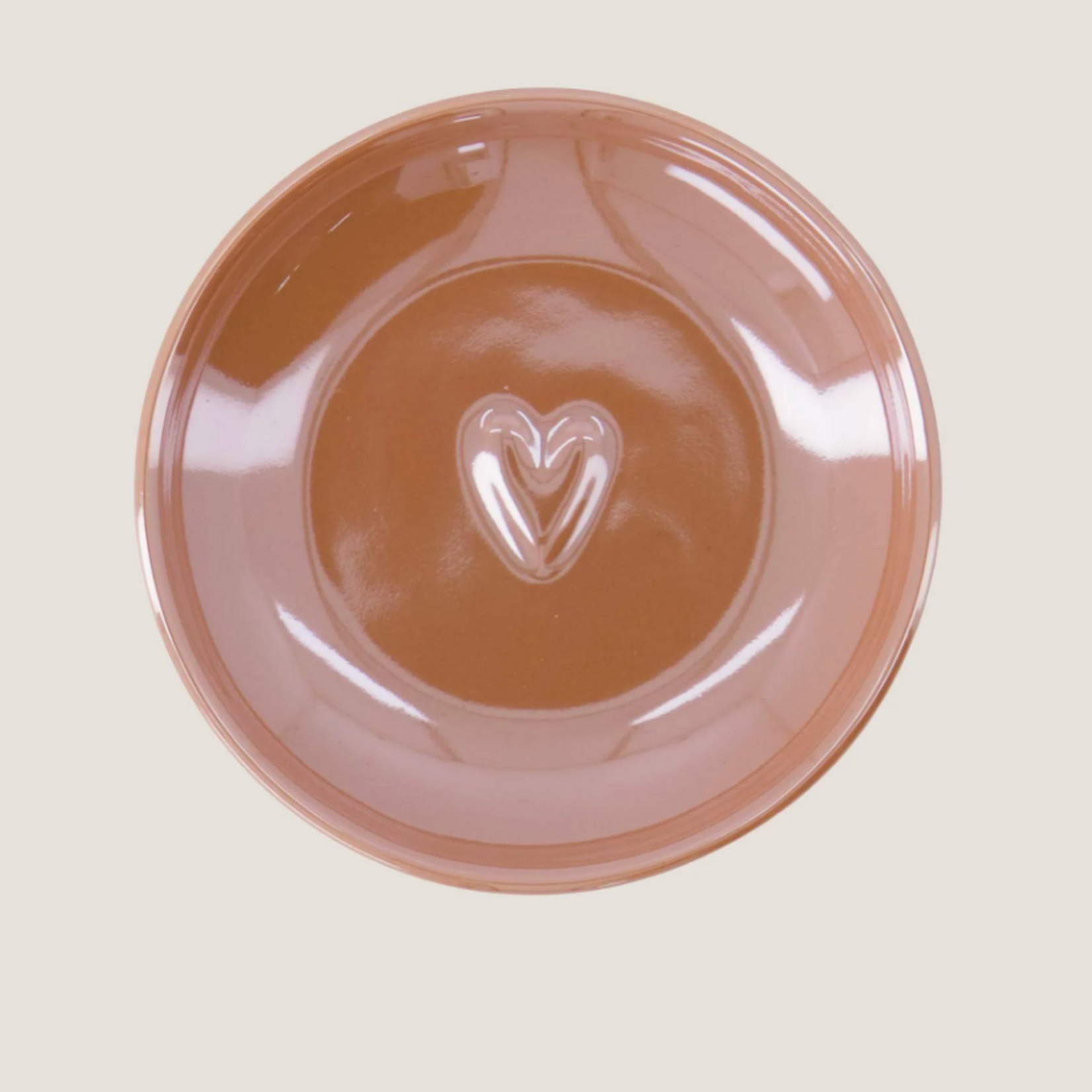 ZUSSS ZUSSS - Dipschaaltje  parelmoer hartje roze