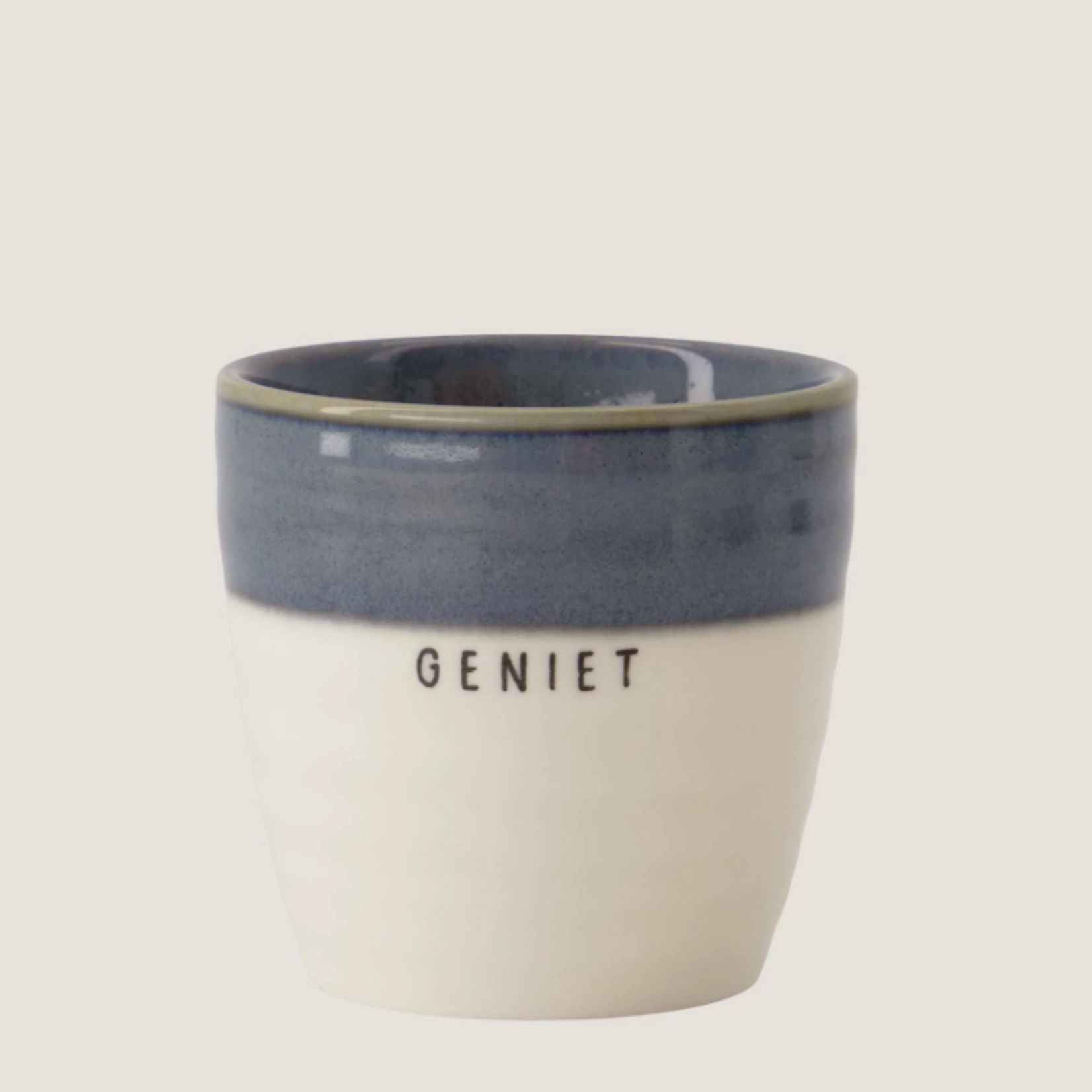 ZUSSS ZUSSS - Espressomok geniet  wit/blauw