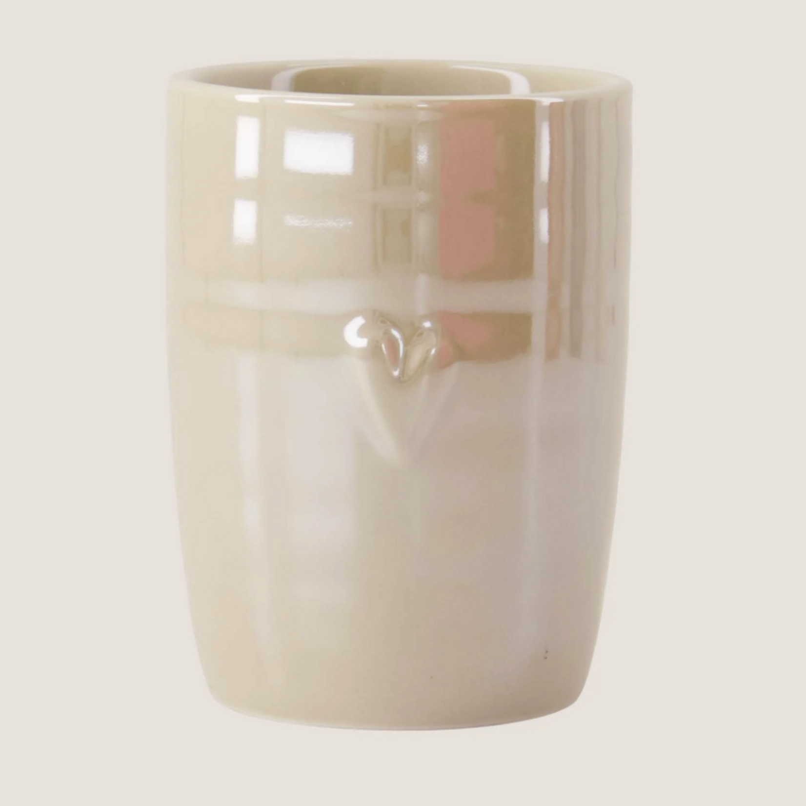 ZUSSS ZUSSS - Koffiemok parelmoer hartje zand