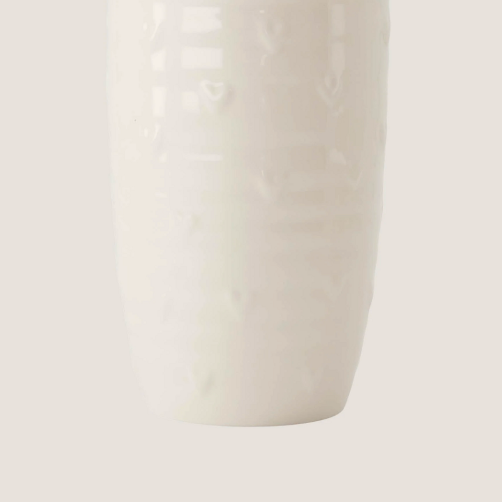 ZUSSS ZUSSS - Mok L hartjes wit