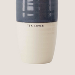 ZUSSS ZUSSS - Mok L tea lover wit/blauw