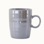 ZUSSS ZUSSS - Theemok hartje parelmoer grijsblauw