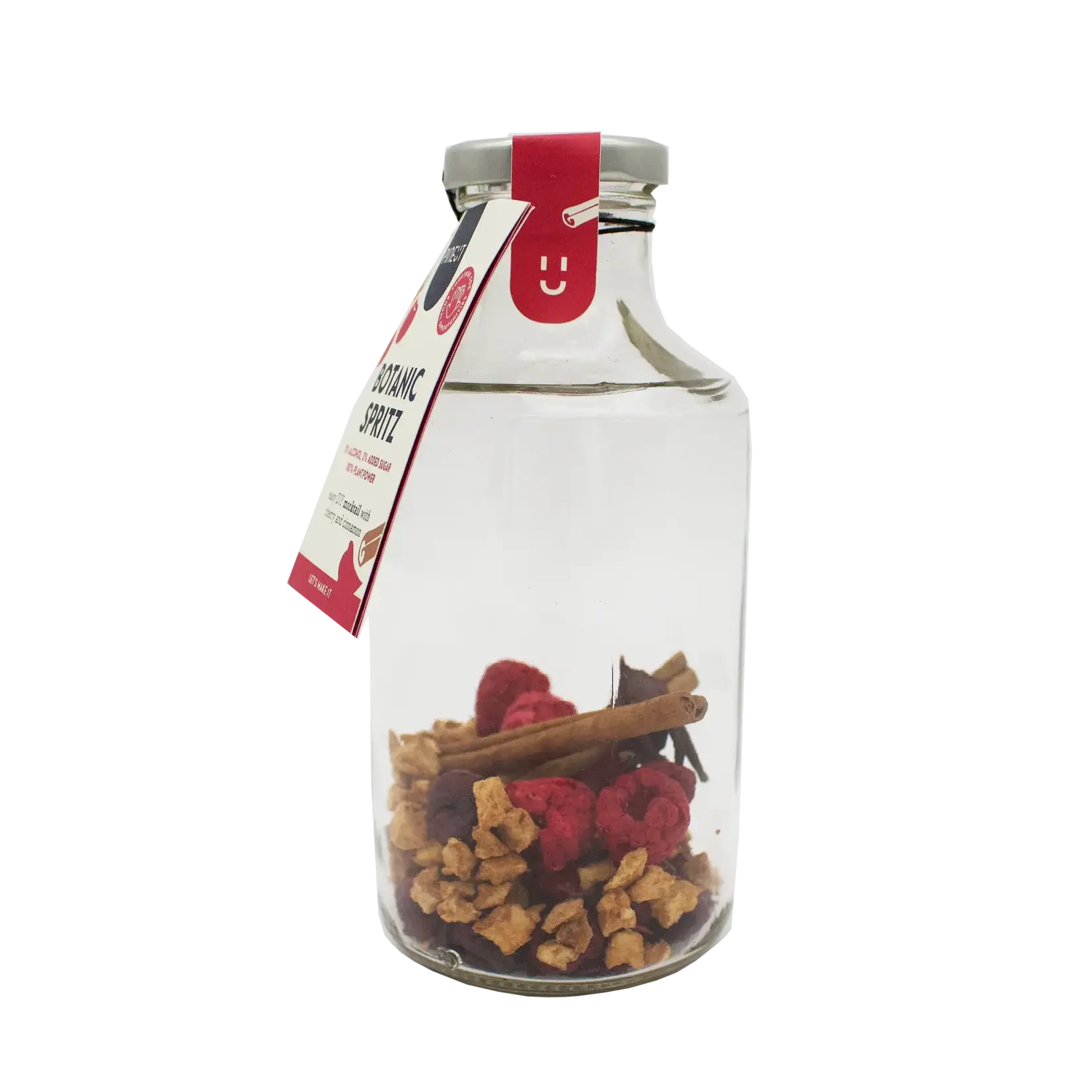 PINEUT PINEUT - Mocktail Botanic Spritz | Alcoholvrije BIO Cocktailbasis | Kers, kaneel, hibiscus & appel