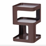 WOOOD EXCLUSIVE WOOOD - Riv bijzettafel/nachtkastje metaal paars/bruin