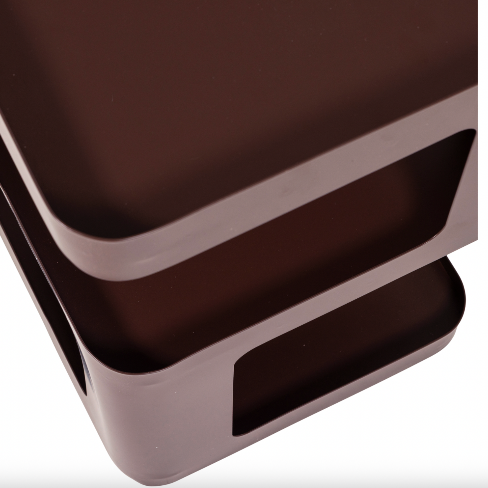 WOOOD EXCLUSIVE WOOOD - Riv bijzettafel/nachtkastje metaal paars/bruin