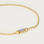 MY JEWELLERY MY JEWELLERY - Armband goud met lavendel kleurige  steen