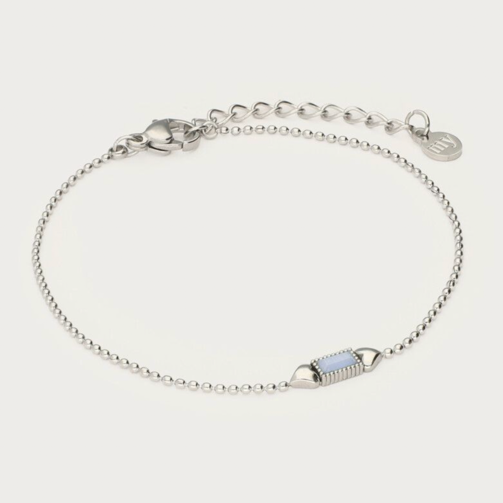 MY JEWELLERY MY JEWELLERY - Armband zilver met lavendel kleurige  steen