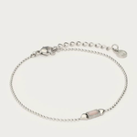 MY JEWELLERY MY JEWELLERY - Armband zilver met licht roze steen