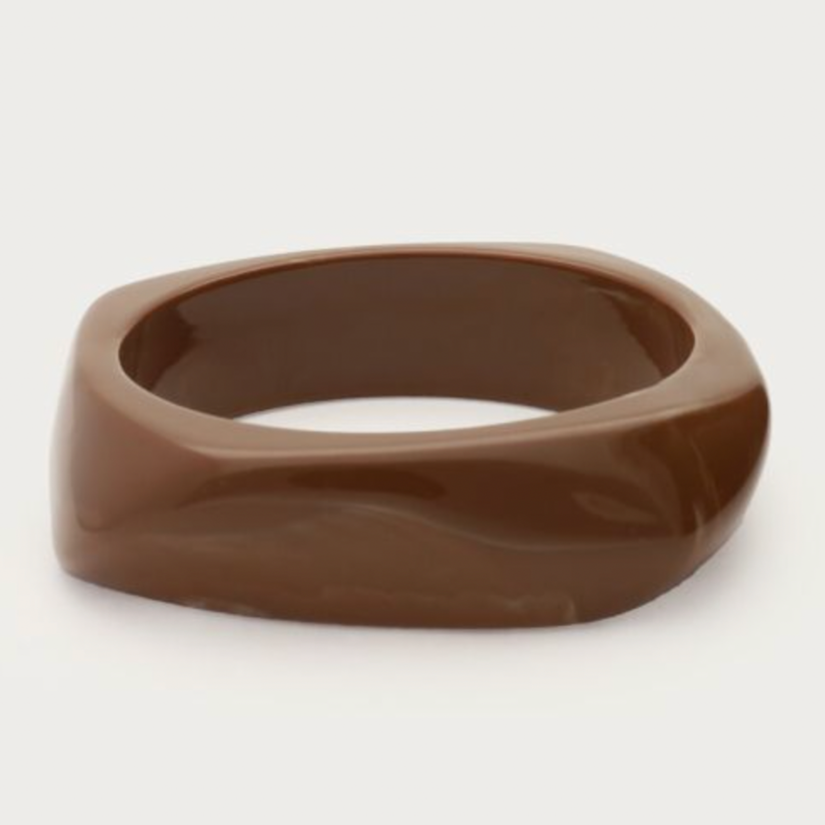 MY JEWELLERY MY JEWELLERY - Donkerbruine resin bangle