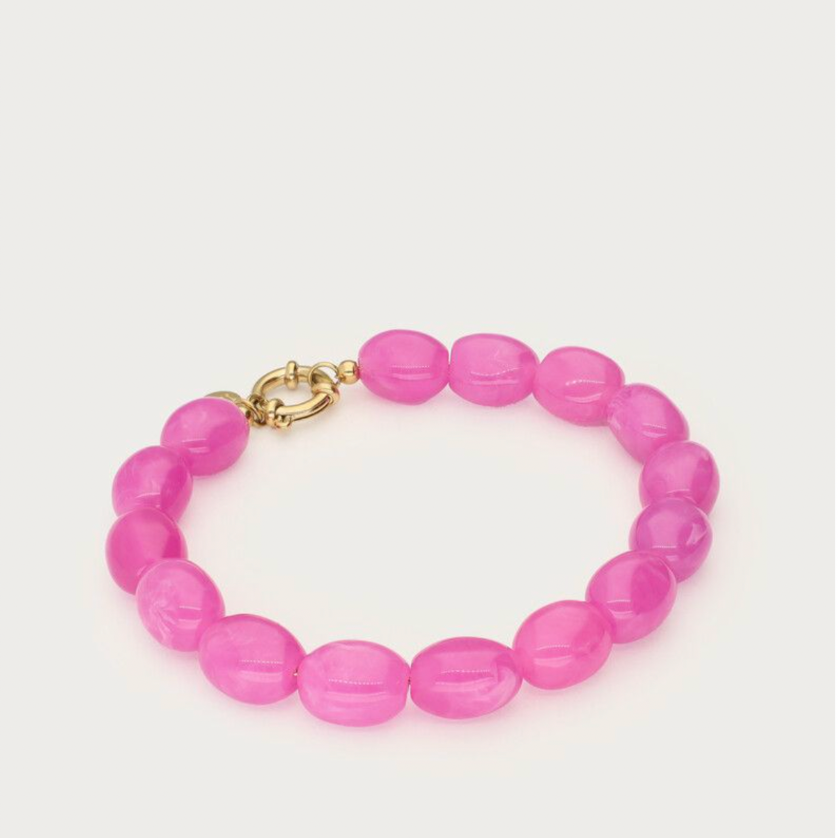 MY JEWELLERY MY JEWELLERY - Fuchsia kralenarmband