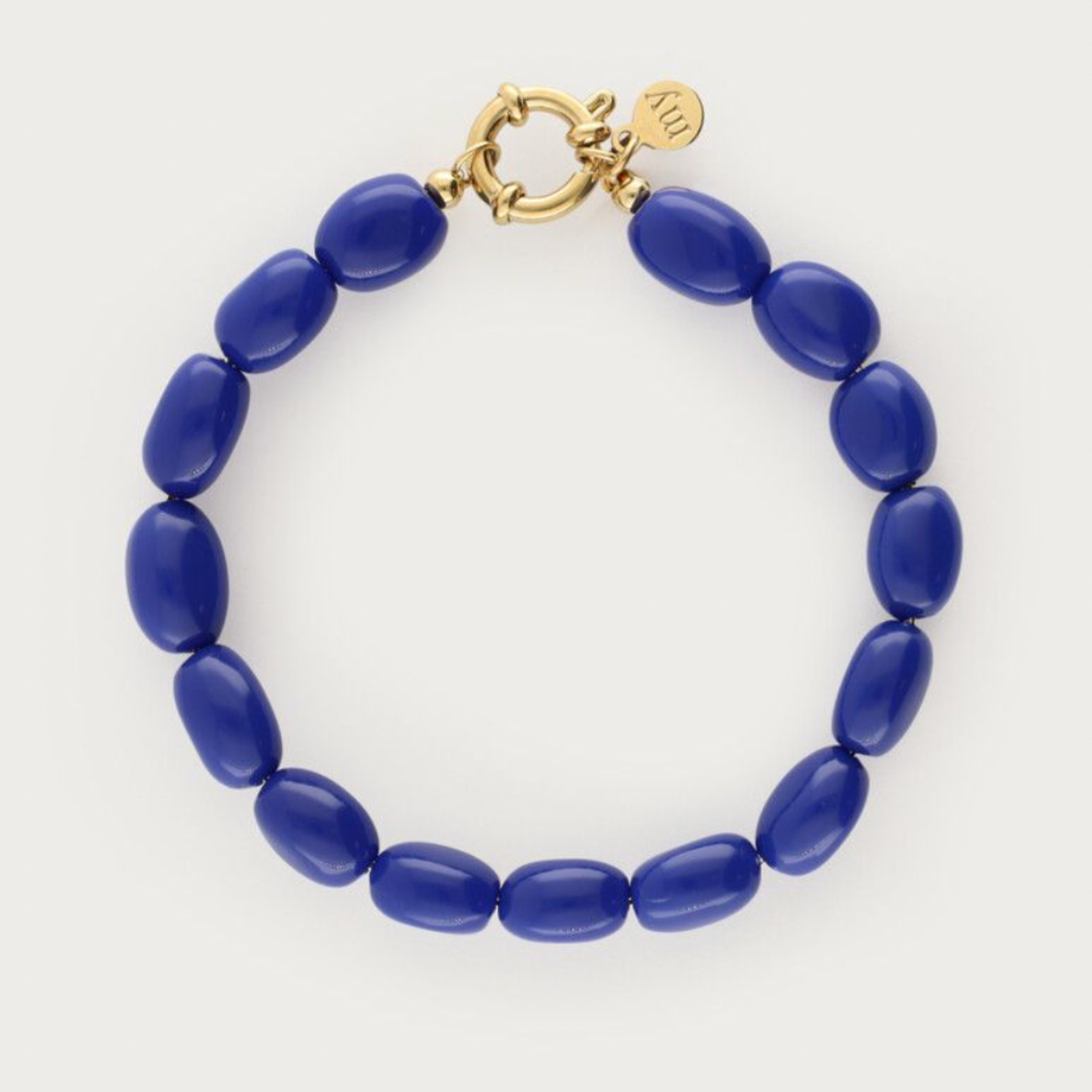 MY JEWELLERY MY JEWELLERY - Donkerblauwe kralenarmband