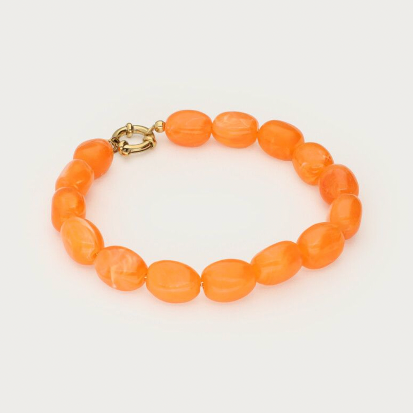 MY JEWELLERY MY JEWELLERY - Oranje kralenarmband