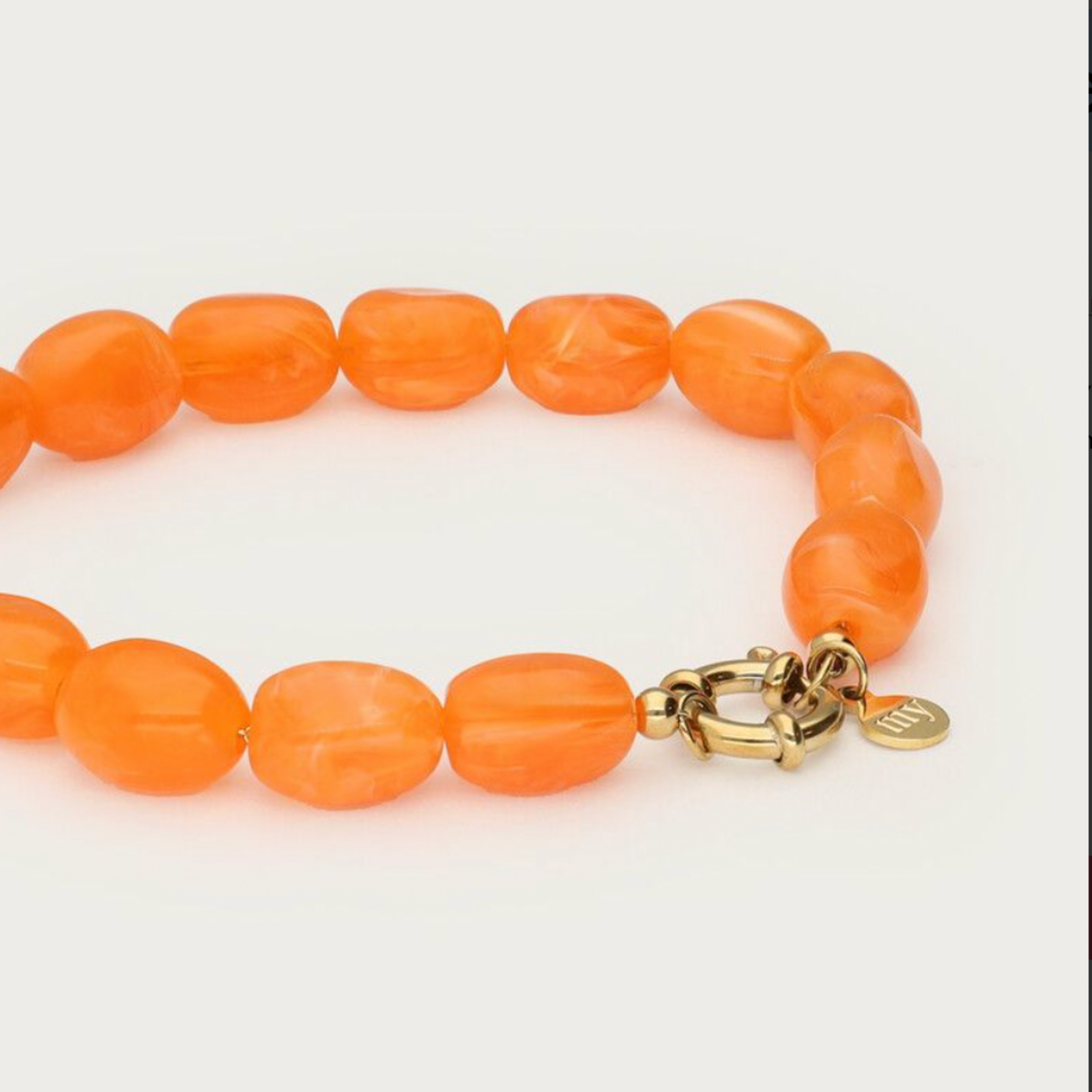 MY JEWELLERY MY JEWELLERY - Oranje kralenarmband