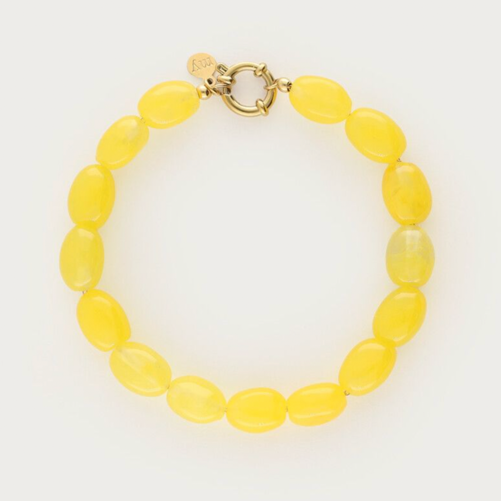 MY JEWELLERY MY JEWELLERY - Gele kralenarmband