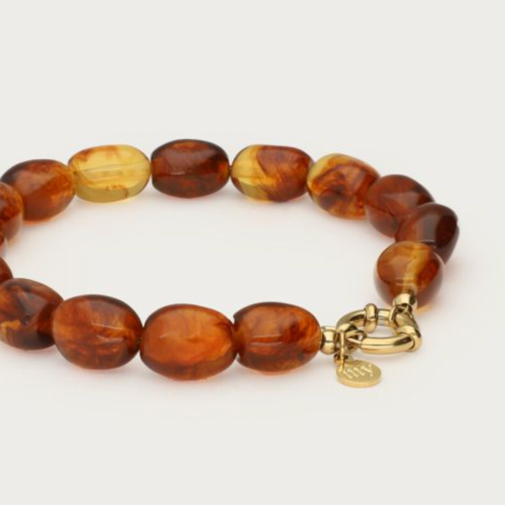 MY JEWELLERY MY JEWELLERY - Bruine kralenarmband