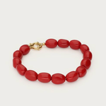 MY JEWELLERY MY JEWELLERY - Donkerrode kralenarmband