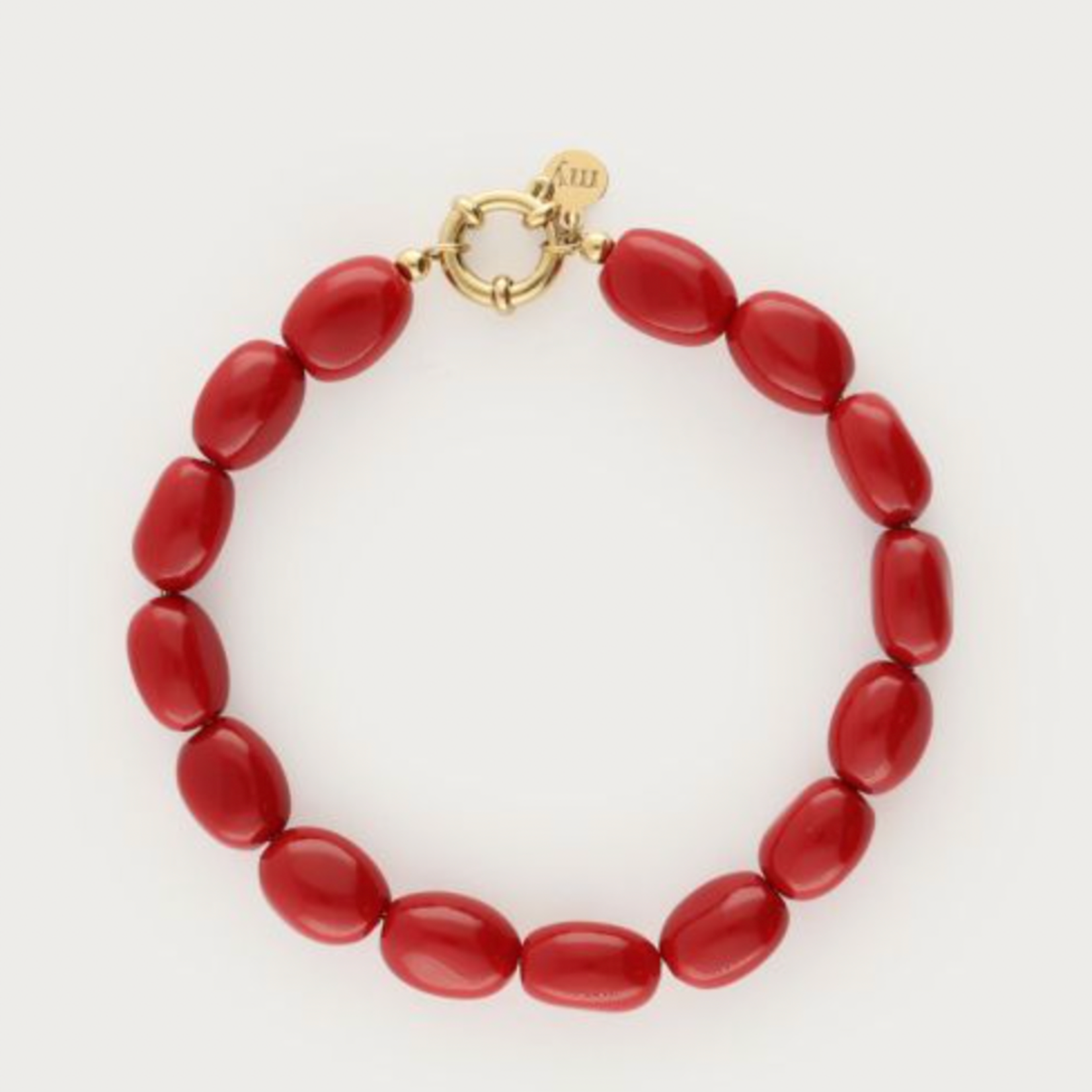 MY JEWELLERY MY JEWELLERY - Donkerrode kralenarmband