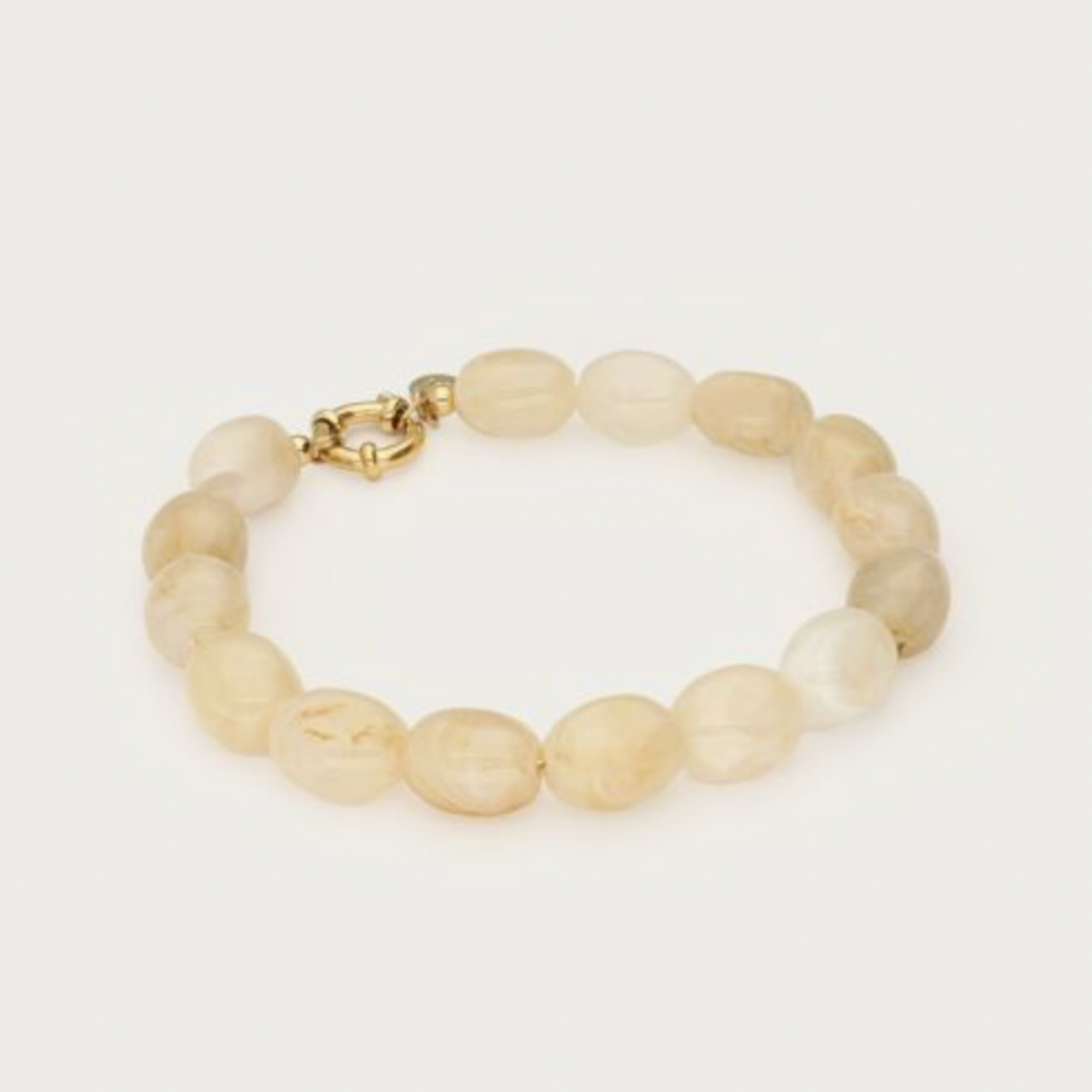 MY JEWELLERY MY JEWELLERY - Beige kralenarmband