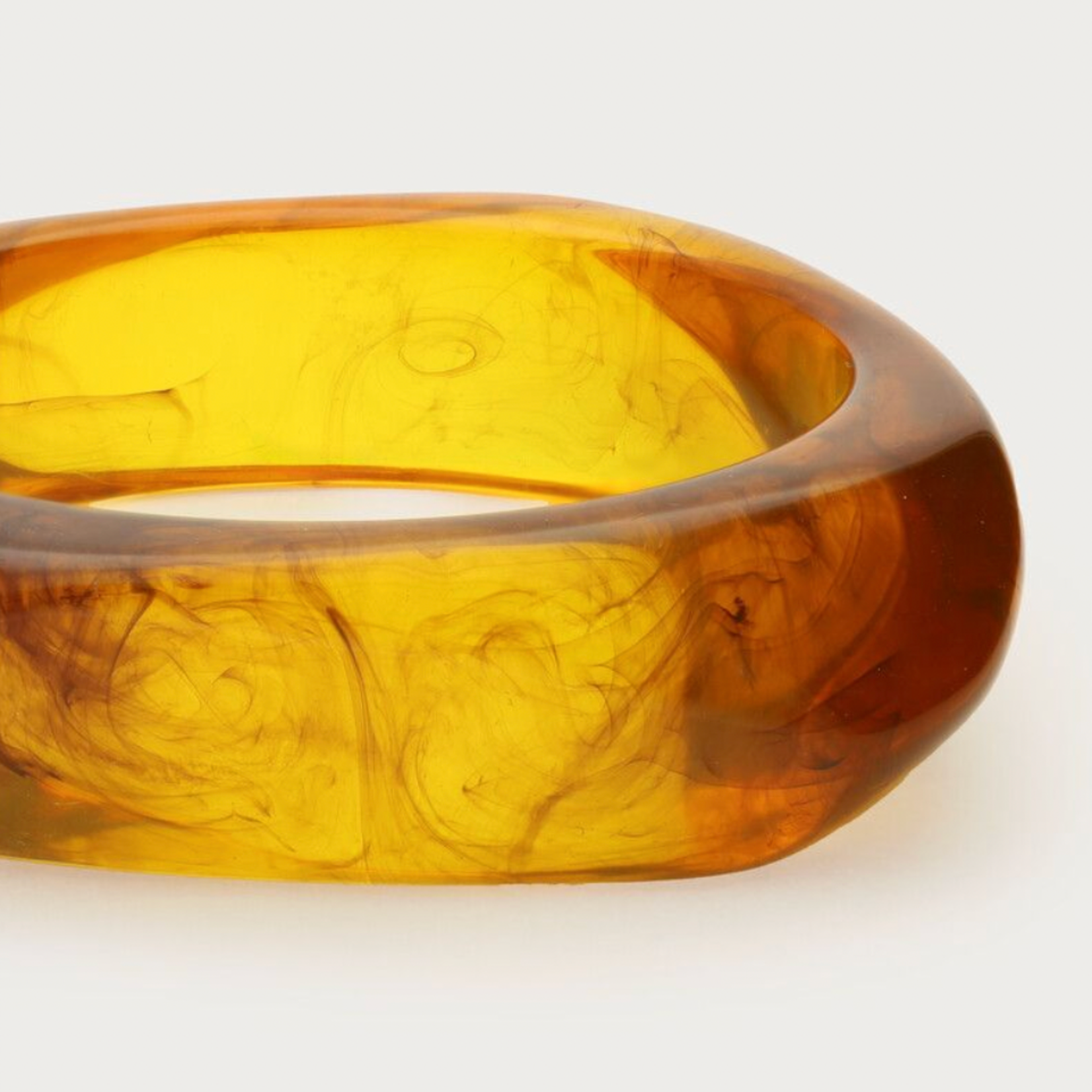 MY JEWELLERY MY JEWELLERY - Bruine melange resin bangle