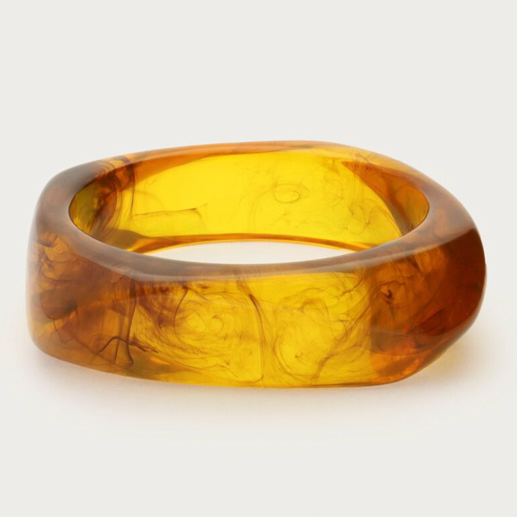 MY JEWELLERY MY JEWELLERY - Bruine melange resin bangle