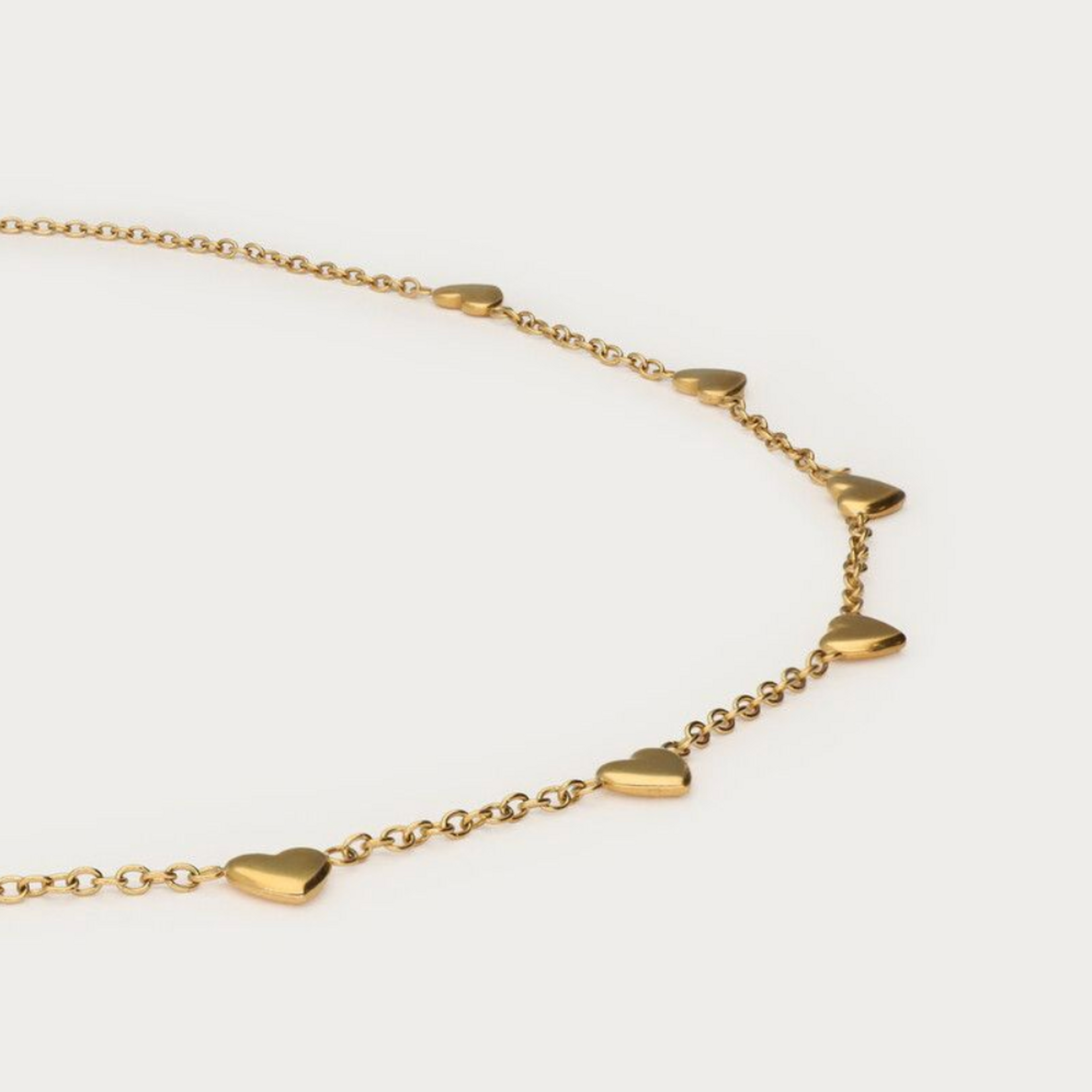 MY JEWELLERY MY JEWELLERY - Ketting met hartjes goud