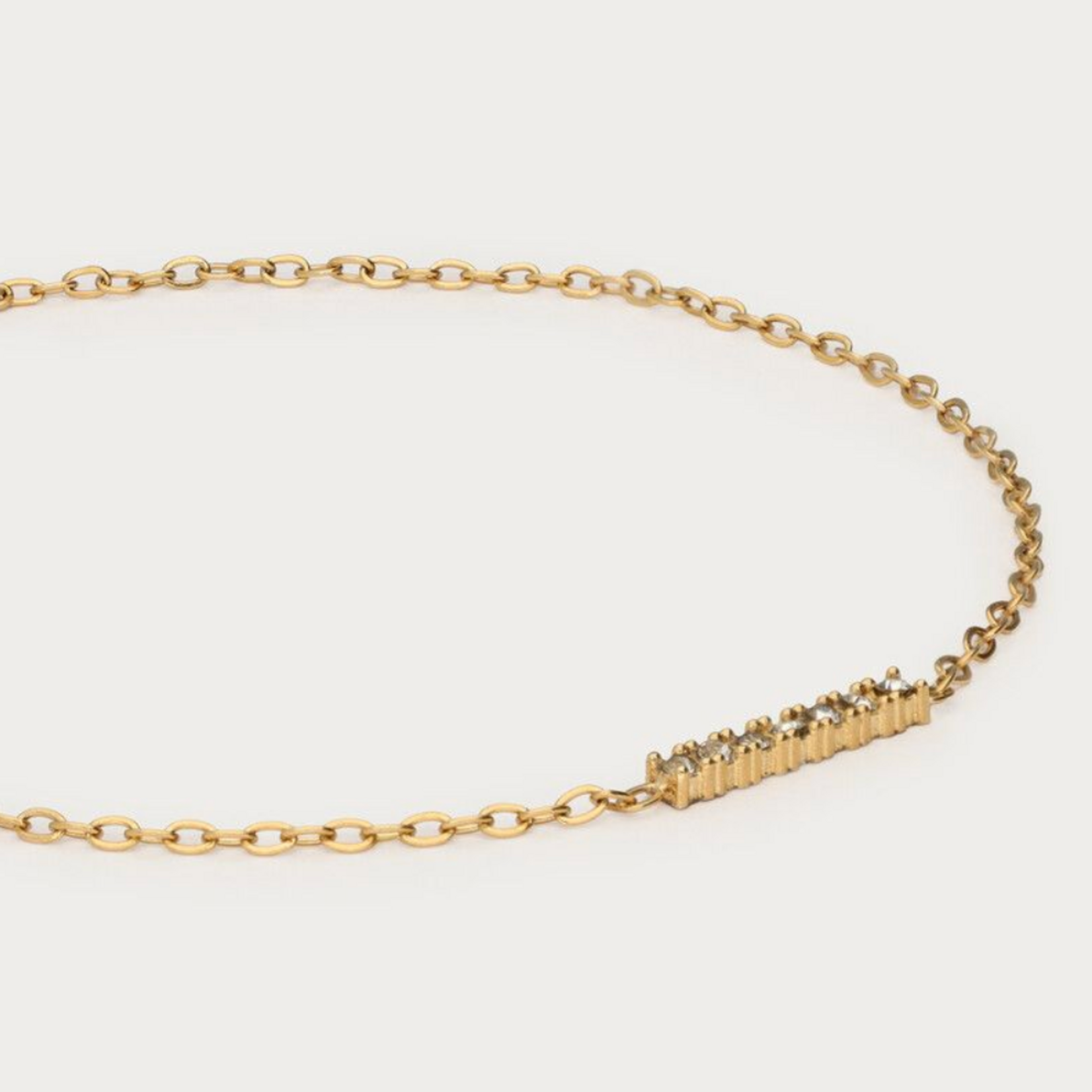 MY JEWELLERY MY JEWELLERY - Midnight armband met fijne strass goud