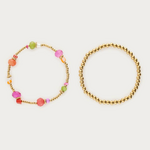 MY JEWELLERY MY JEWELLERY - Armbanden set bold & multikleur kralen goud