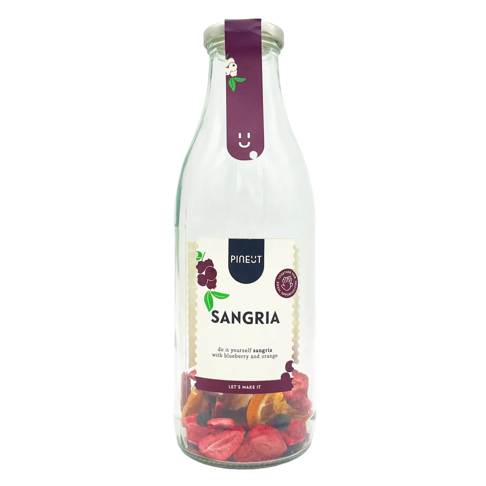 PINEUT PINEUT - Sangria maken BIO | Cocktailfles | Zomerse DIY-sangria