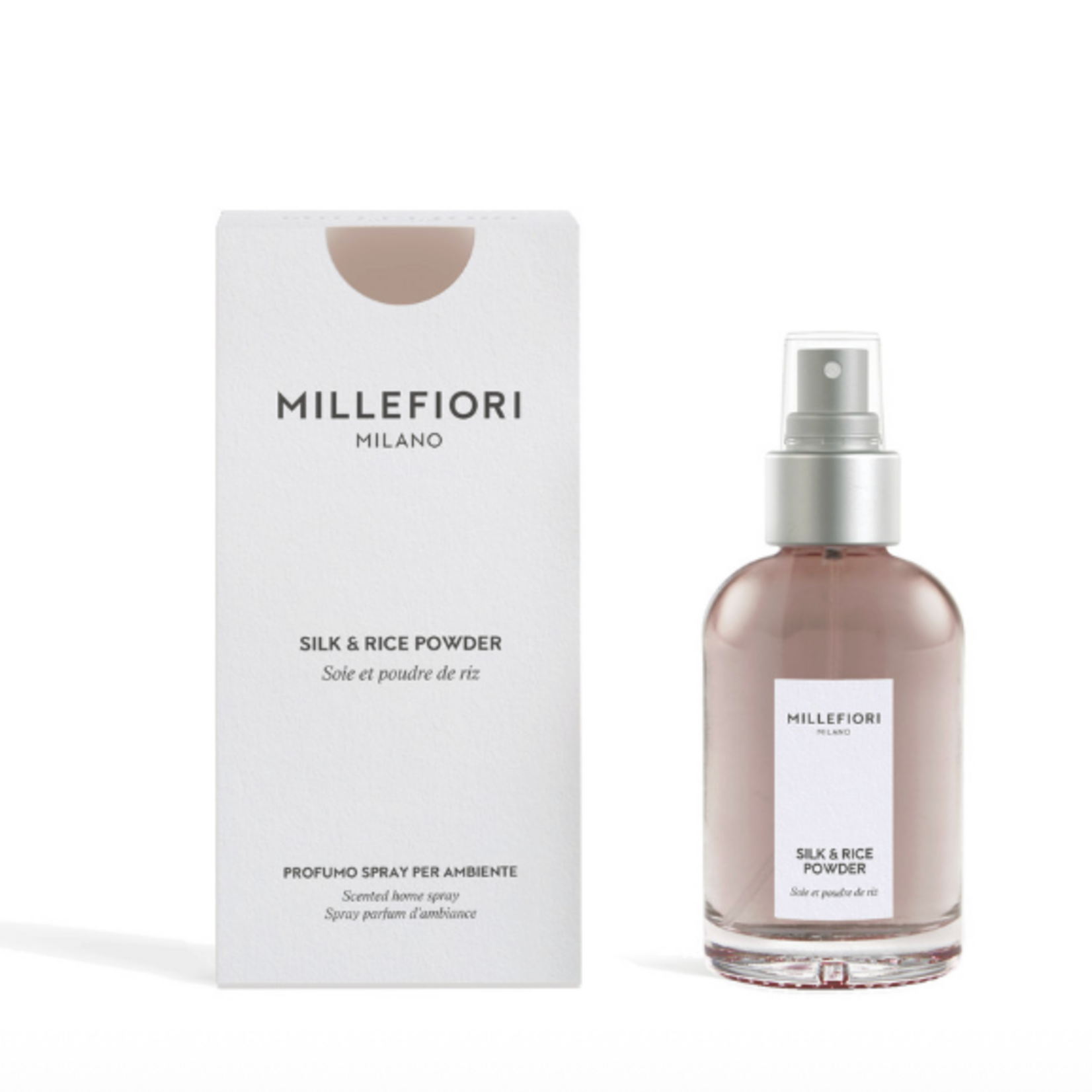 MILLEFIORI MILANO MILLEFIORI MILANO - Roomspray 100ml Silk & rice Powder