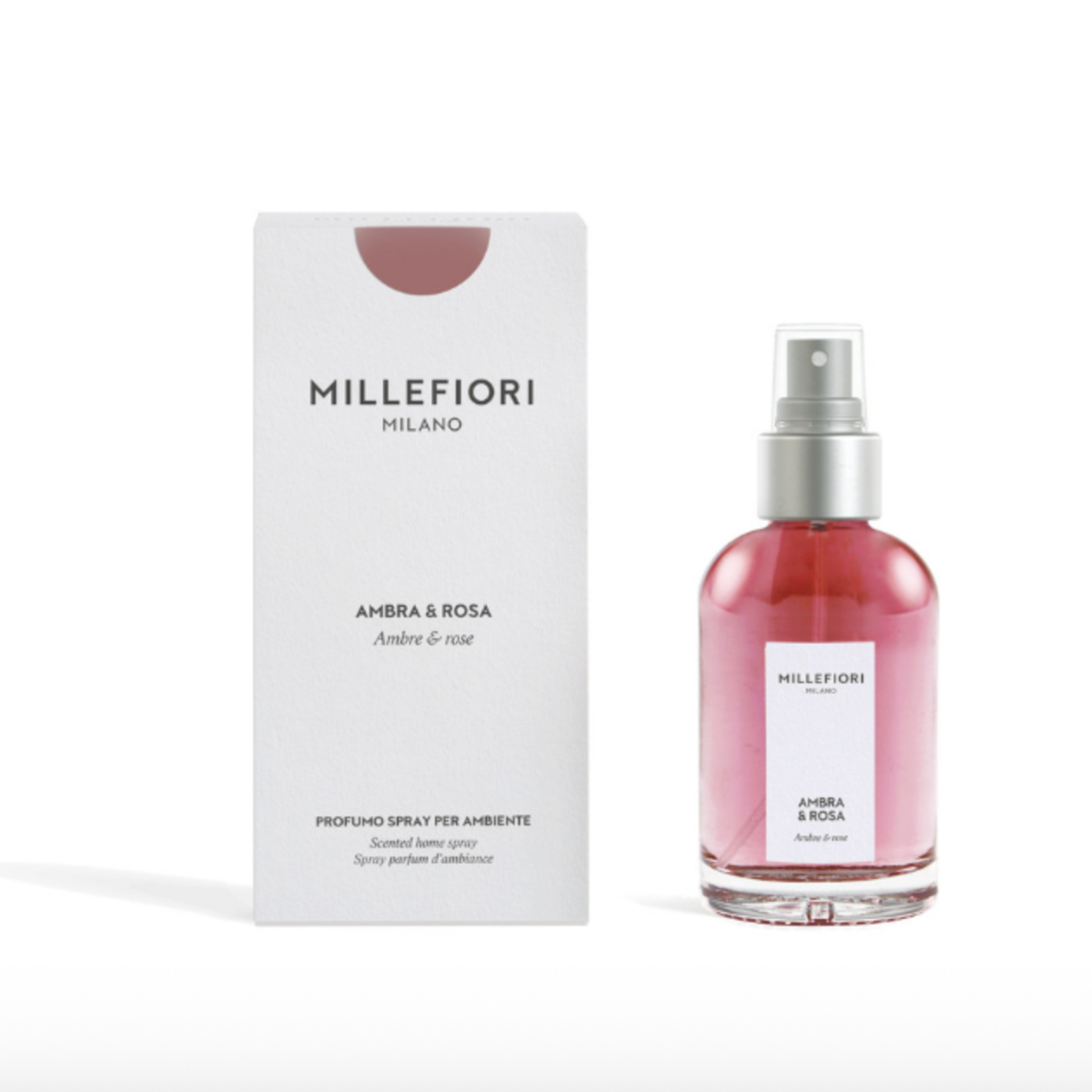 MILLEFIORI MILANO MILLEFIORI MILANO - Roomspray 100ml Ambra & Rosa