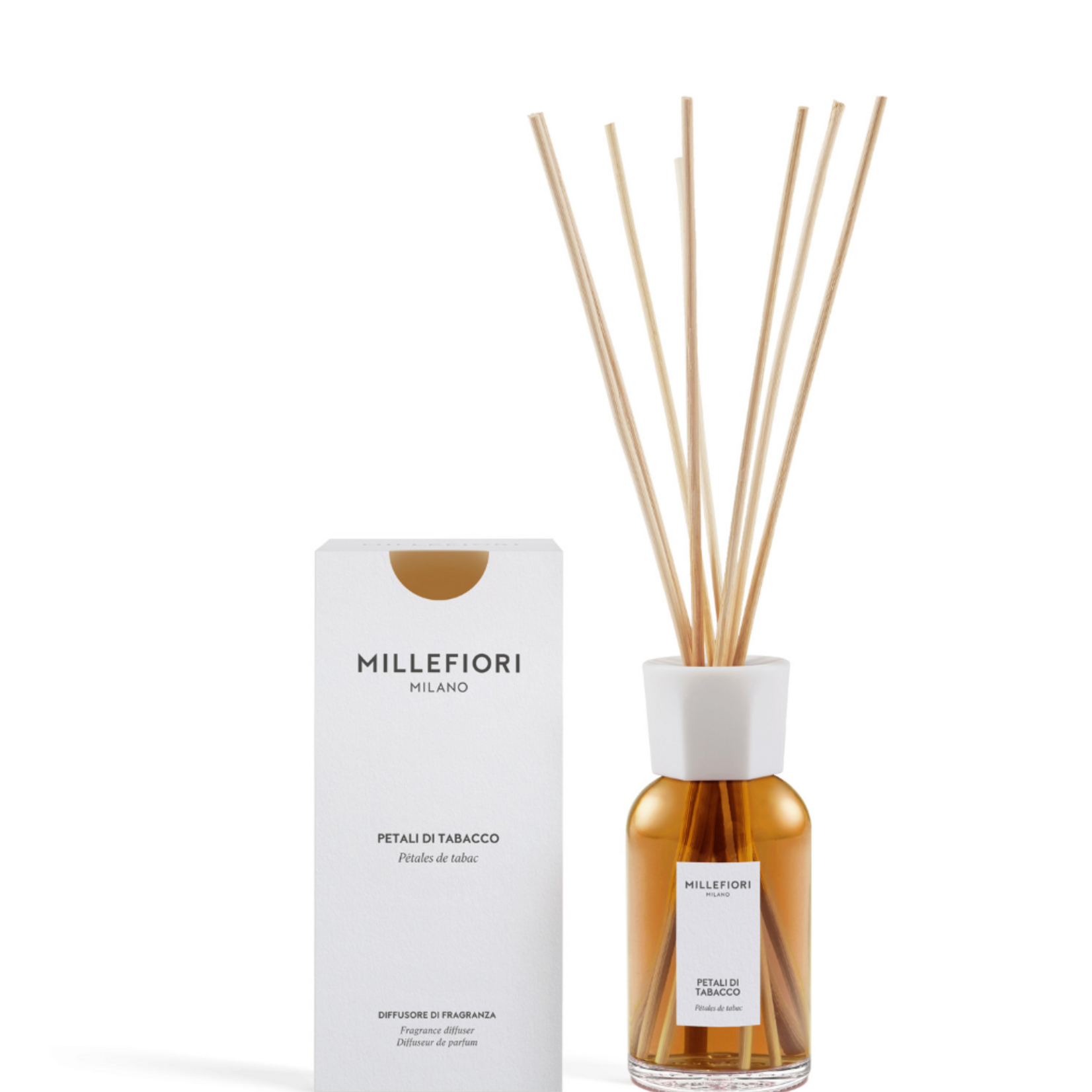 MILLEFIORI MILANO MILLEFIORI MILANO - Reed diffuser 250ml petali di tabacoo