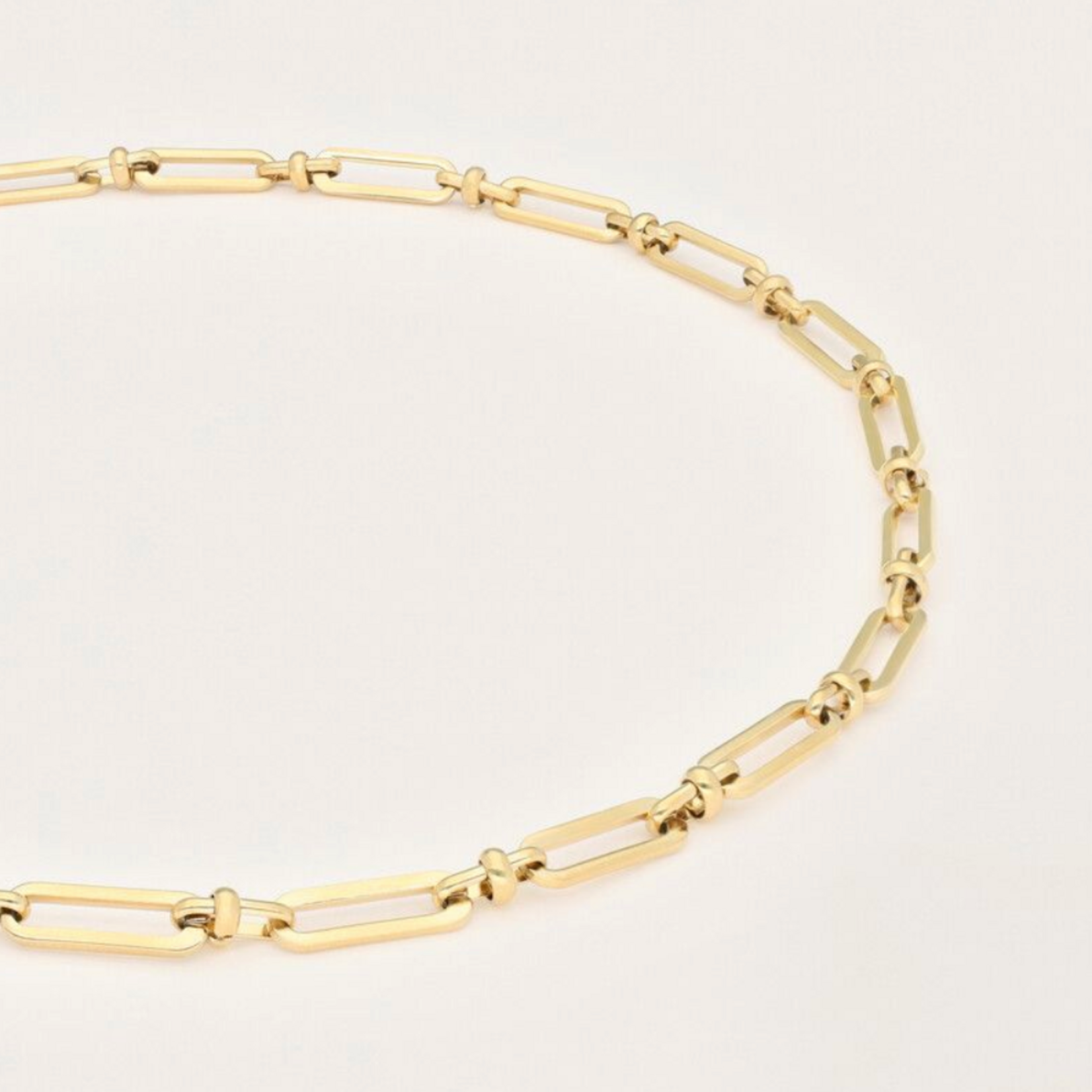 MY JEWELLERY MY JEWELLERY - Love minimalistische schakelketting goud