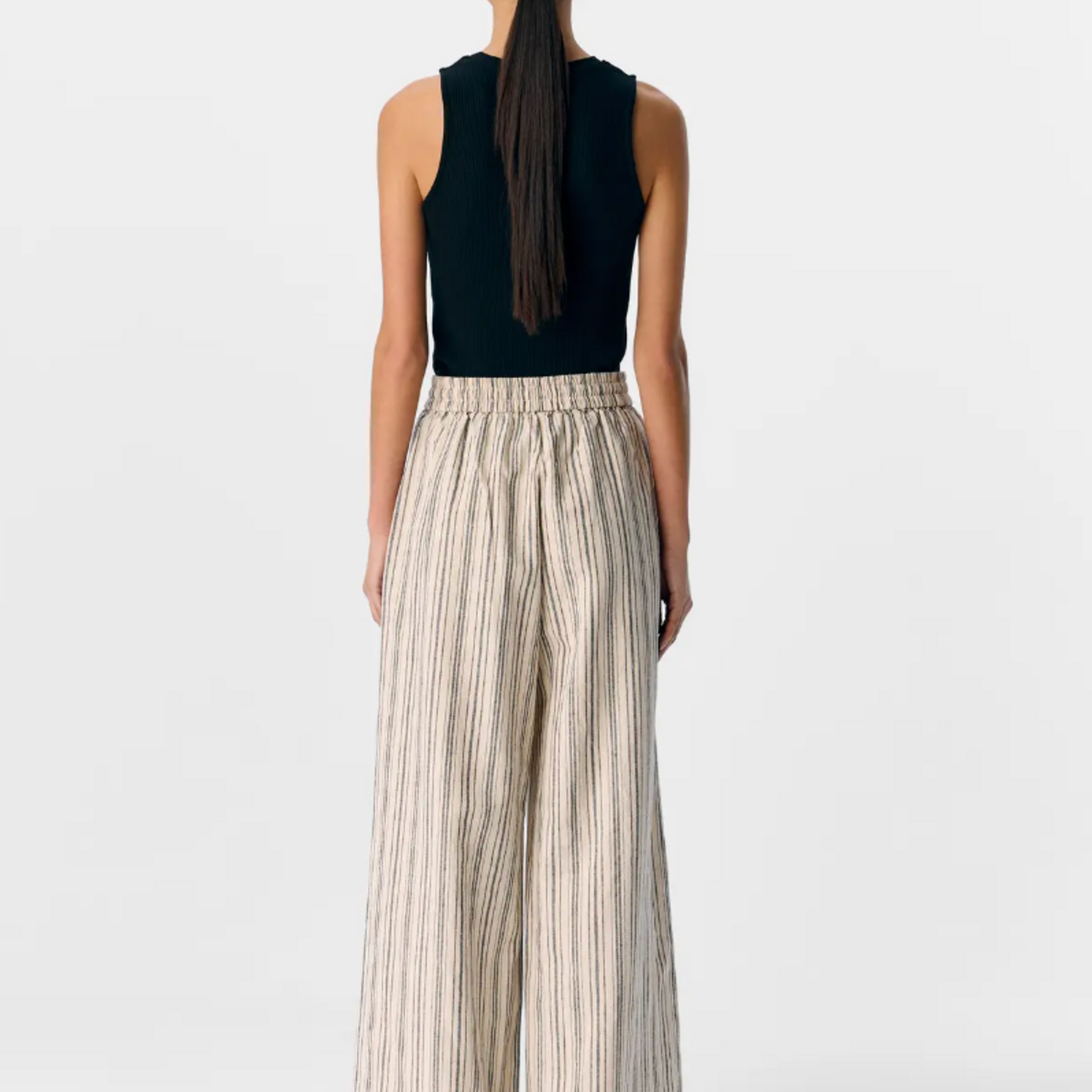 OBJECT OBJECT - Broek Viggo sandshell/black