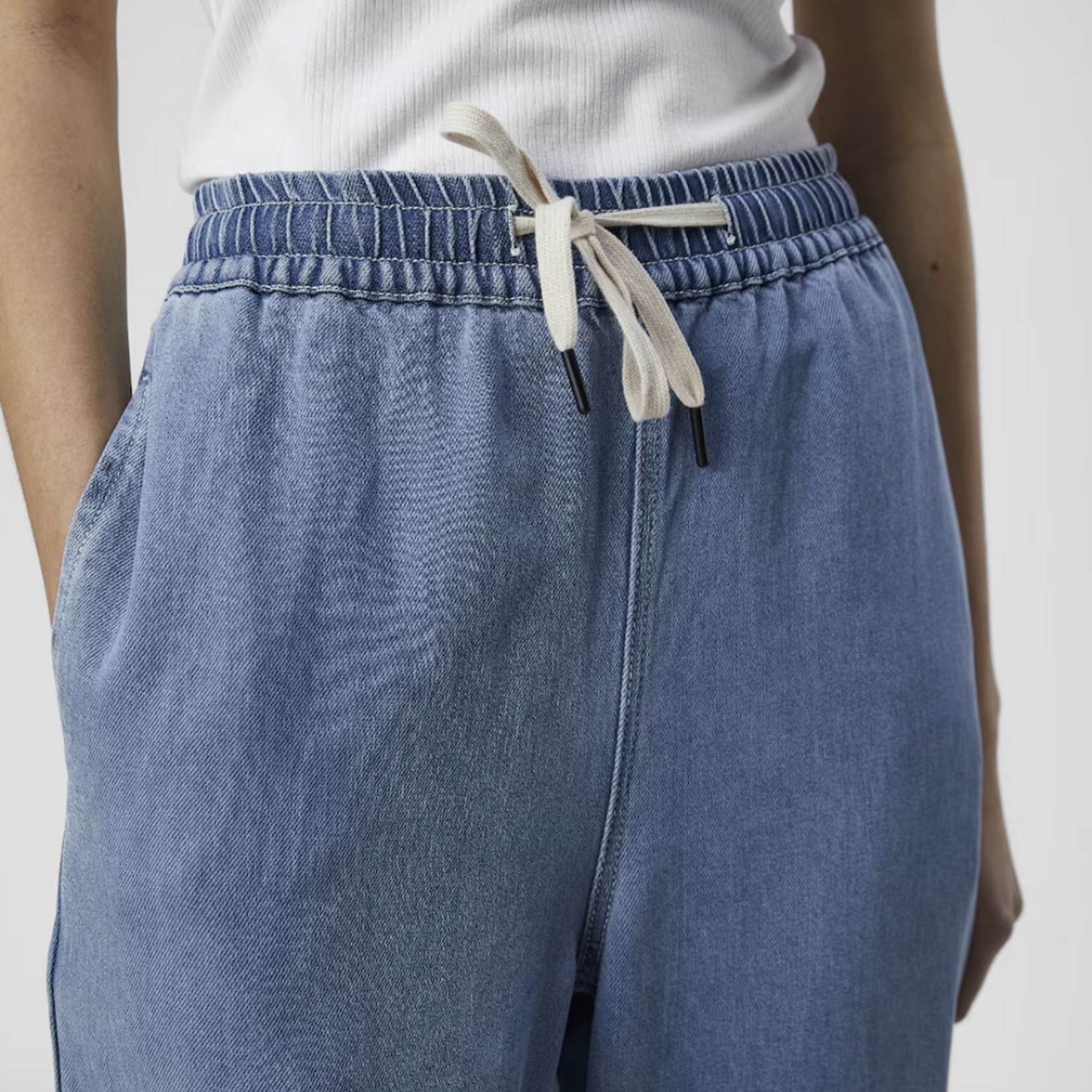 OBJECT OBJECT - Broek frame licht blauwe denim