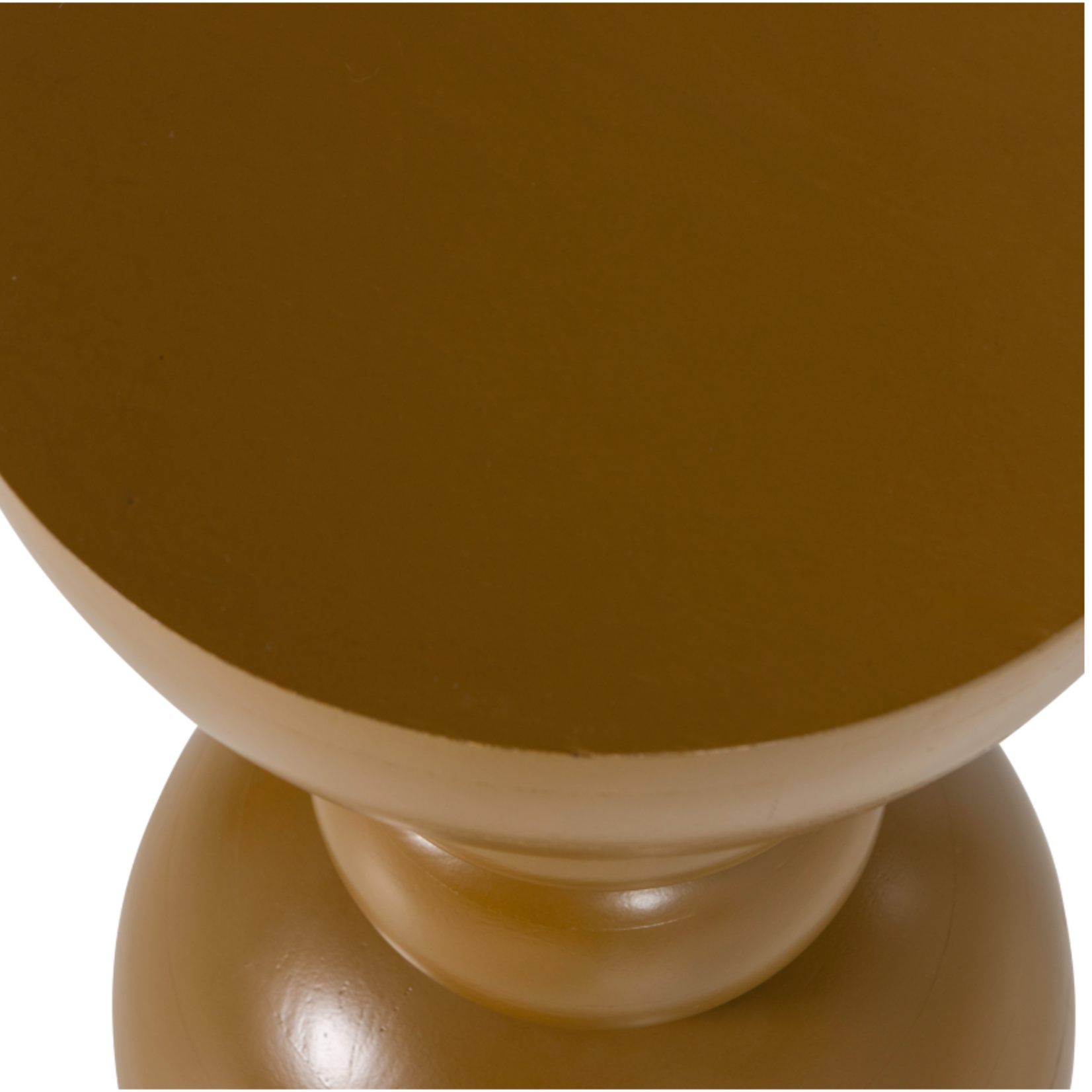WOOOD EXCLUSIVE WOOOD - Bijzettafel Miel mangohout honing geel
