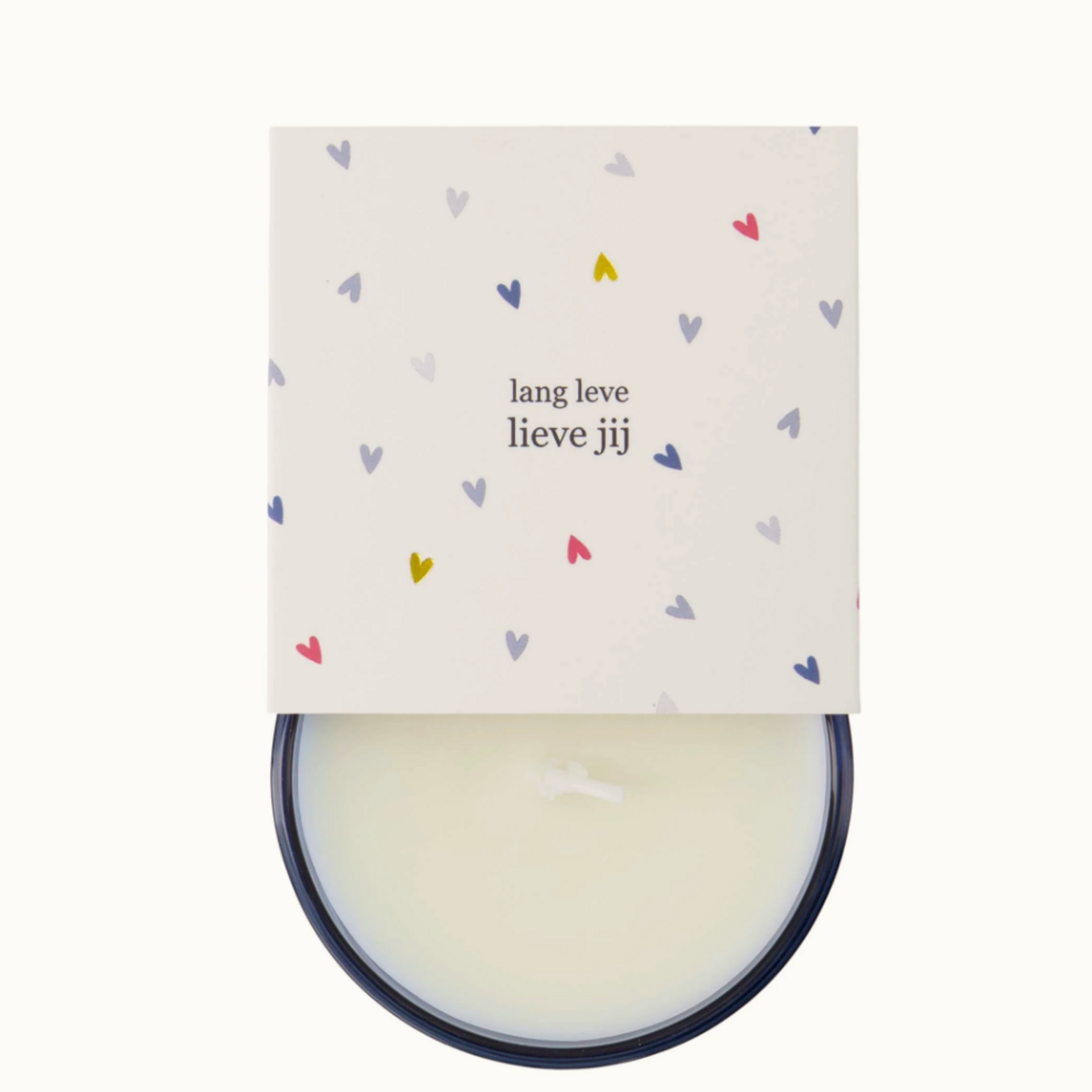 ZUSSS ZUSSS - Geurkaars in wikkel hoera blauw