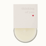 ZUSSS ZUSSS - Geurkaars in wikkel thinking of you wit/goud