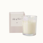 ZUSSS ZUSSS - Geurkaars glas in doosje lots of love wit/goud/zand