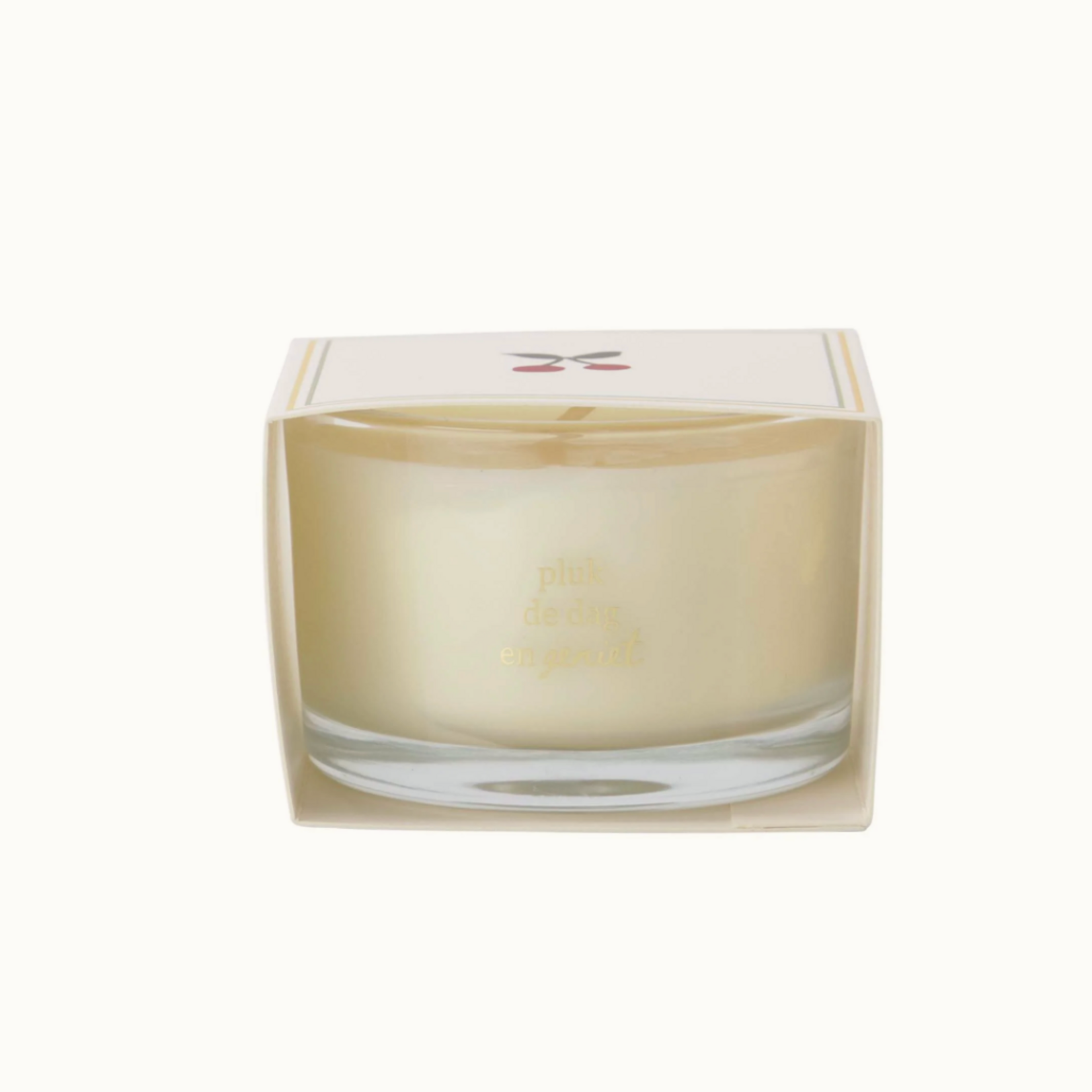 ZUSSS ZUSSS - Geurkaars in wikkel pluk de dag en geniet wit