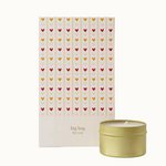 ZUSSS ZUSSS - Geurkaars in zakje big hug for you wit/rood/oker