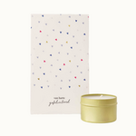 ZUSSS ZUSSS - Geurkaars tin in zakje gefeliciteerd