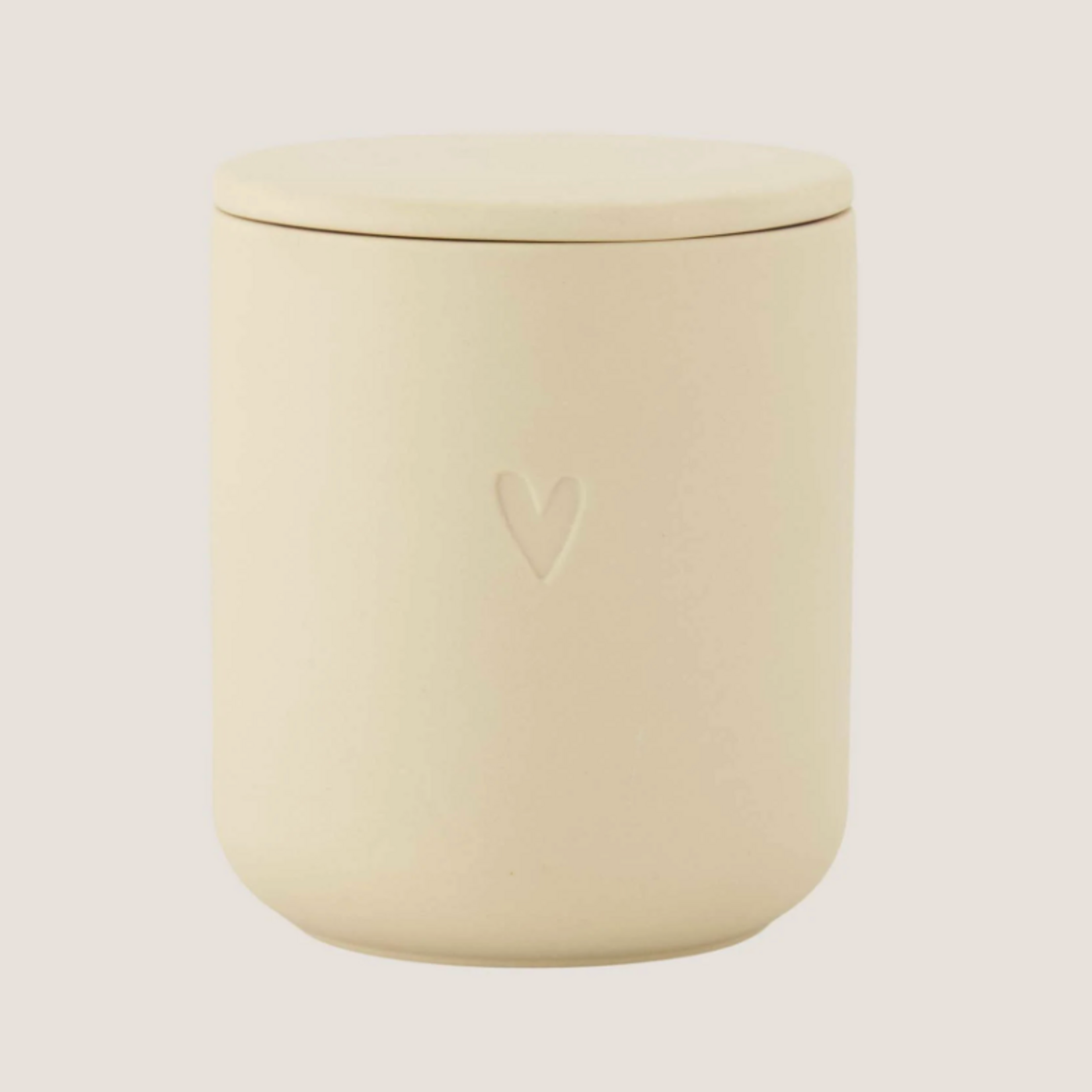 ZUSSS ZUSSS - Geurkaars keramiek hartje zand