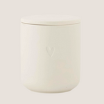 ZUSSS ZUSSS - Geurkaars keramiek hartje off white