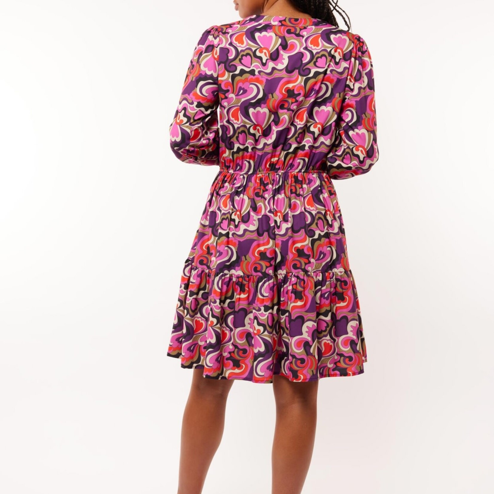 FLURESK FLURESK - Jurk biby salviapaars/zand