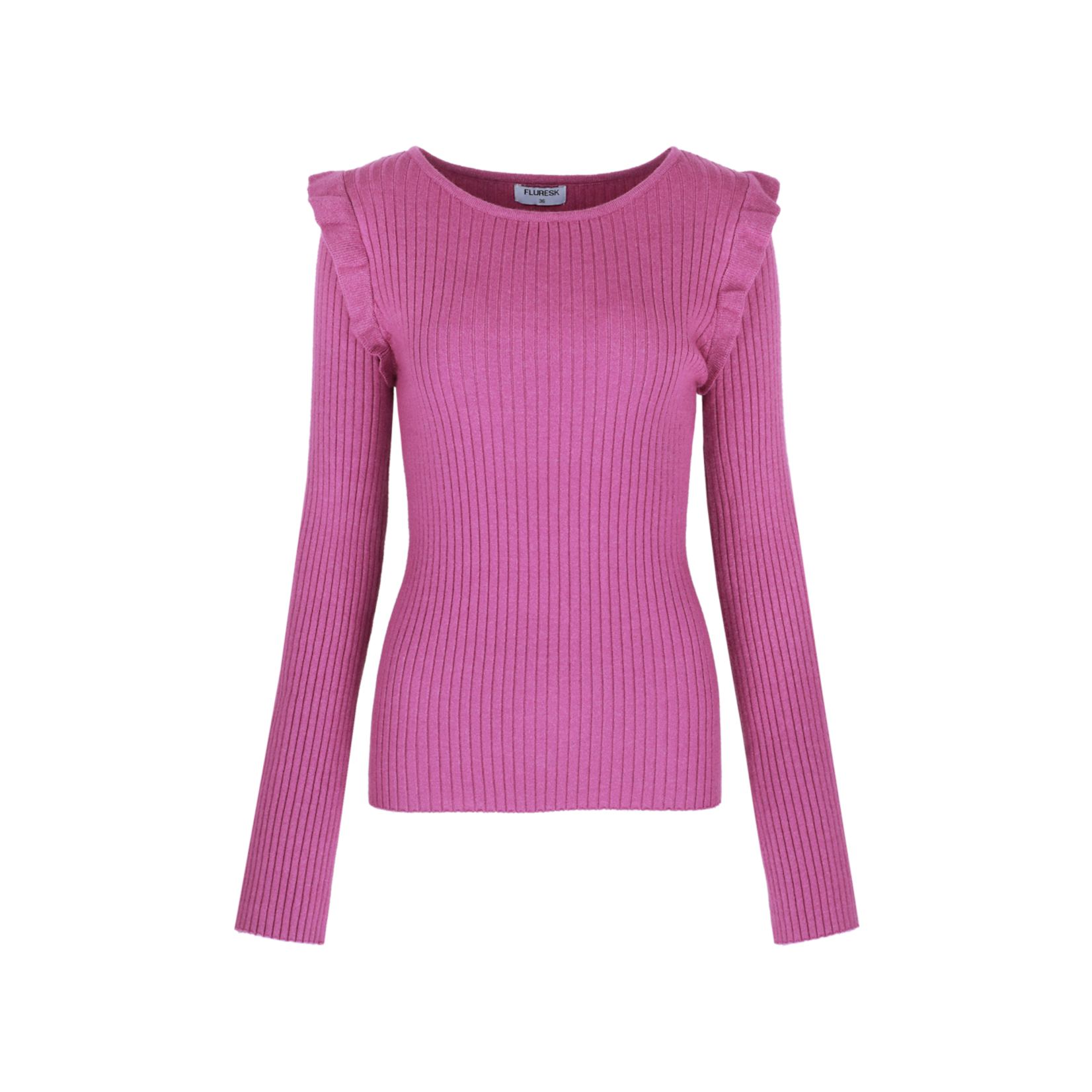 FLURESK FLURESK - Top gebreid Raisa purple orchid MAAT 38