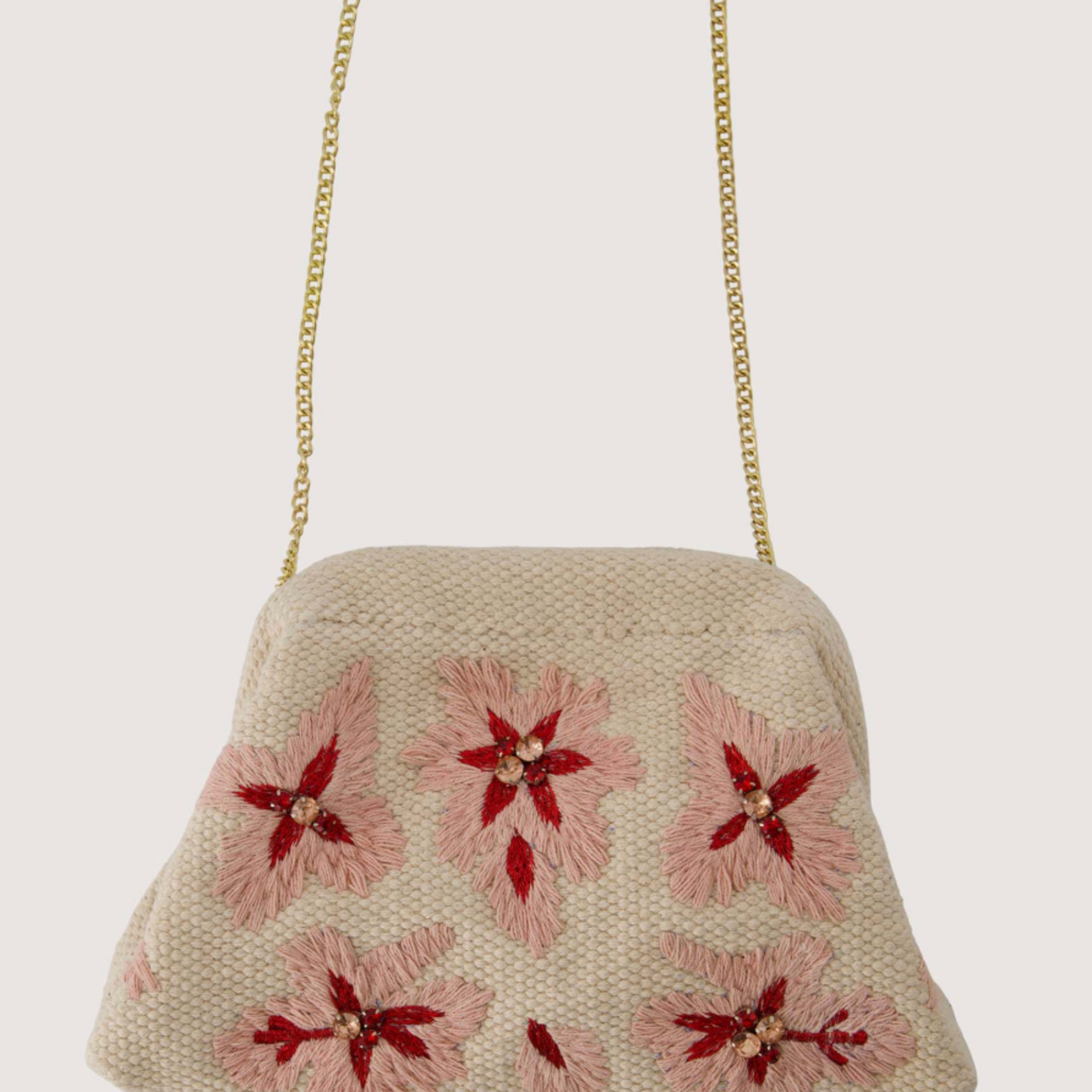 ZUSSS ZUSSS - Geborduurd bloem tasje