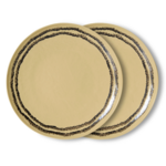 HKLIVING HKLIVING - 70's Diner bord vanilla KST0208