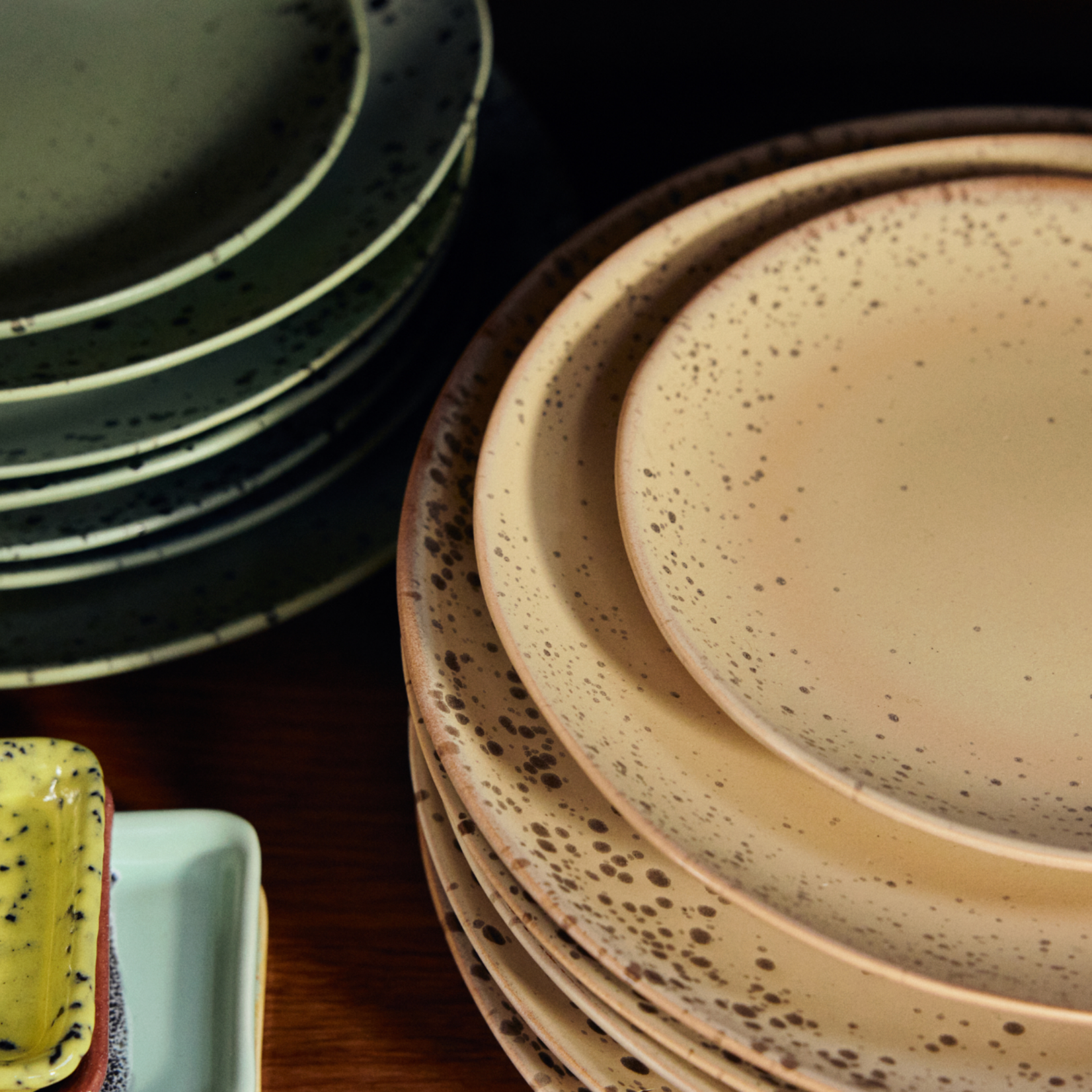 HKLIVING HKLIVING - 70's Ontbijt bord Grit KST0213