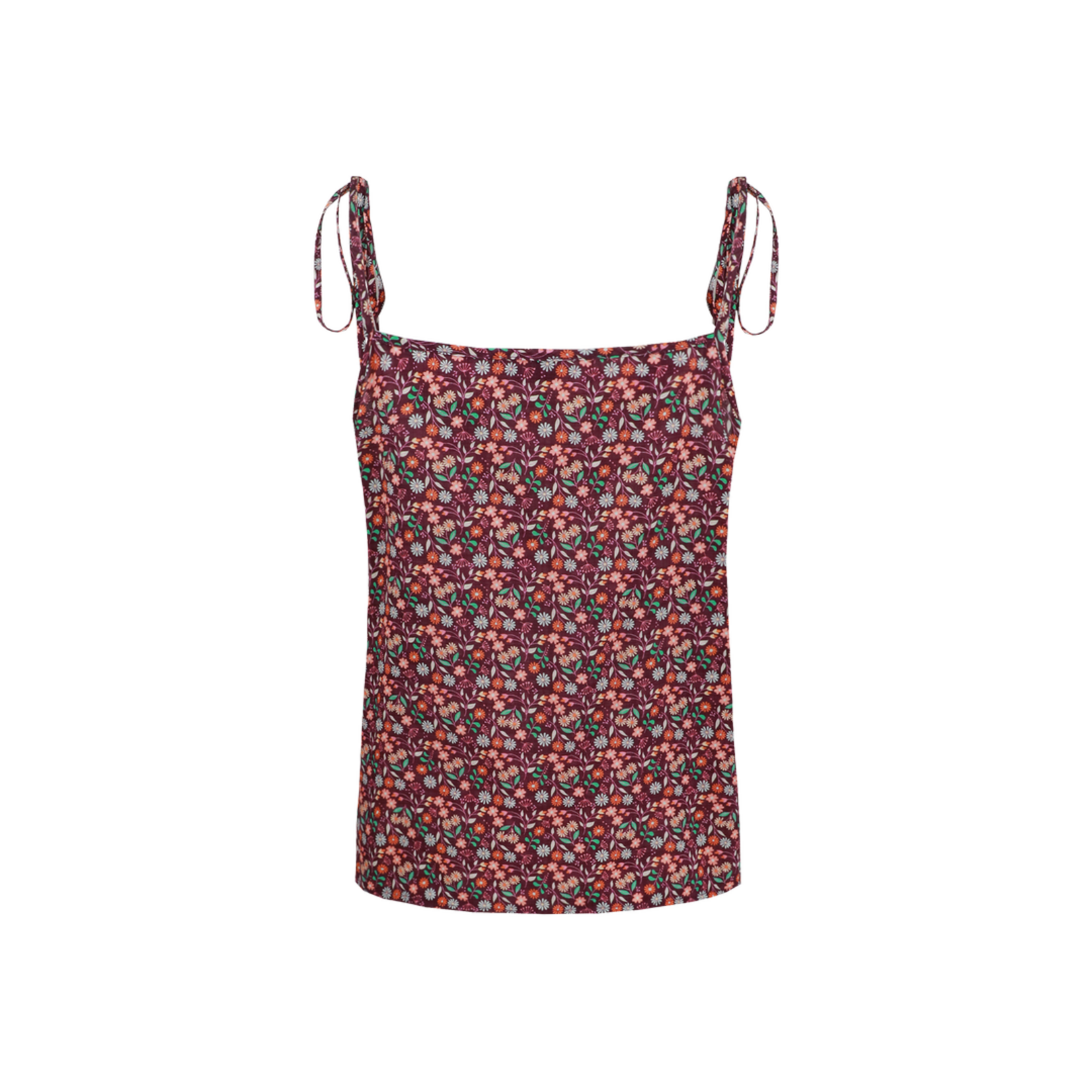 FLURESK FLURESK - Singlet Aveline deep purple/shamrok green