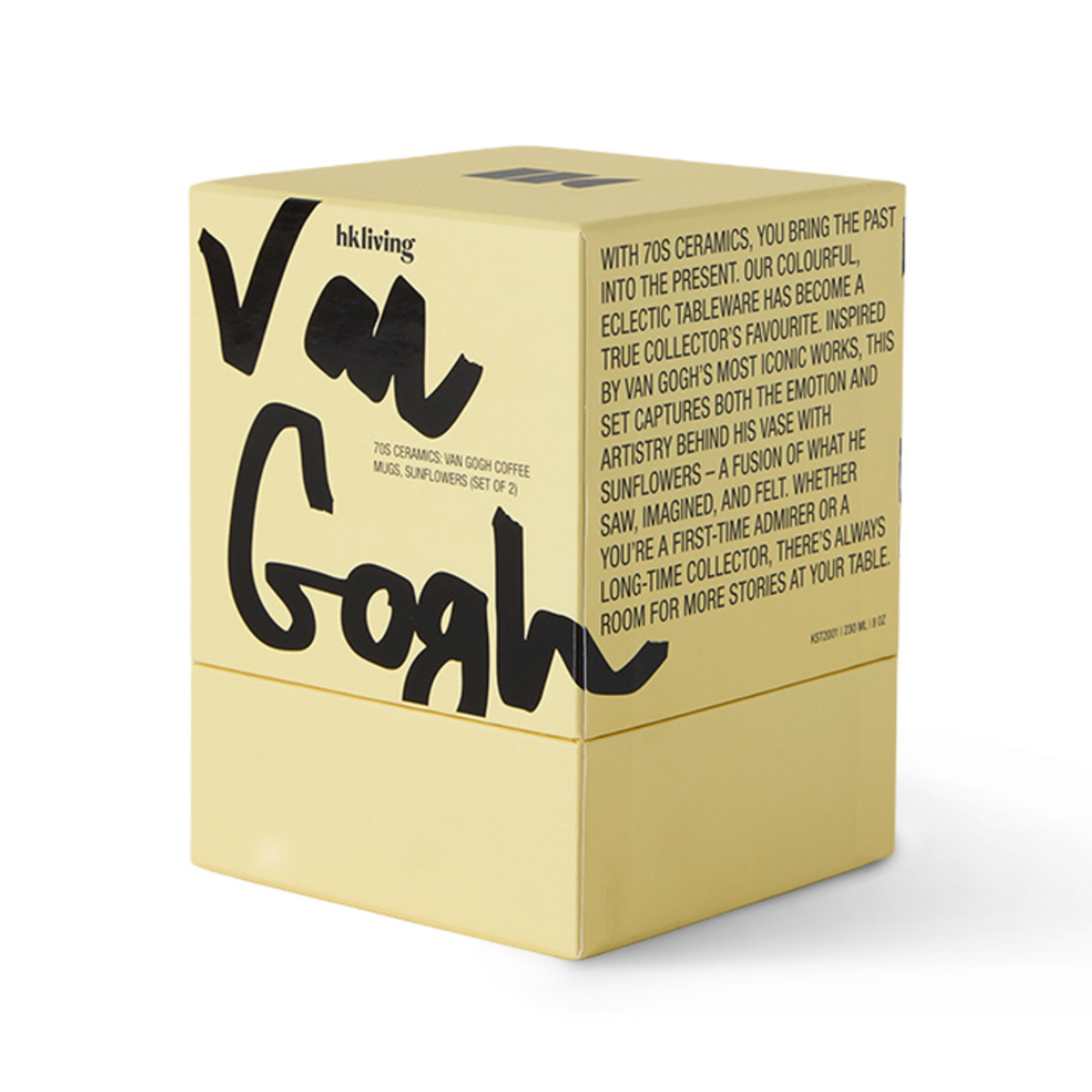 HKLIVING HKLIVING - Koffiemok set van 2 van Gogh sunflowers KST2001